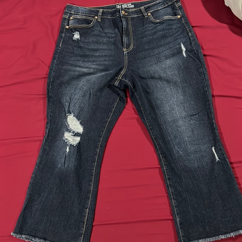 Size 19 Juniors High Rise Cropped jeans